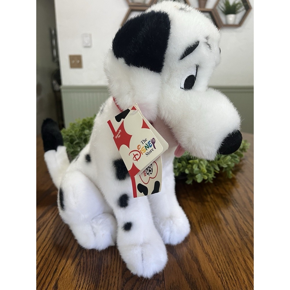 Disney 102 Dalmatians Sitting Dipstick 19" Plush Stuffed Animal Collar‎ NEW RARE